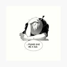 If there is no picture in this collection that you like, also look at other collections of backgrounds on our site. Sad Anime Boy Art Print By Bpho21 Redbubble
