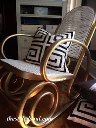 Painted Bentwood Rocker Bentwood Rocker Bentwood Rocking Chair Purple Dining Chairs