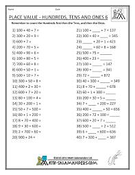 These worksheets are suitable for grade one, two and three students.worksheets types listed below.tens ones blocks, how many tens and ones x 6popsicle stick bundles. Printable Math Worksheets Place Value Hundreds Tens Ones 6 Gif 790 1 022 Pixels Place Value Worksheets Math Worksheets Place Values