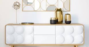 Credenza 2 Porte 2 Cassetti Bianca Maisons Du Monde Decoration Interieure Blanc Deco Buffet Maison