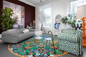 Wand streichen ideen und techniken fur moderne wandgestaltung. Kreatives Wohnzimmer Mit Originellen Stilmix Teppic