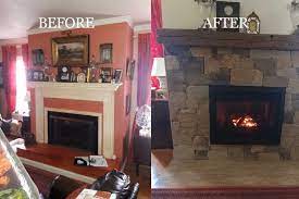 With Our Fireplace Refacing Service We Can Help You Turn That Blank Wall Into A Magnificent Heating Source From Fireplace Reface Fireplace Fireplace Remodel