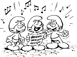 Colors help kids understand and organize their world. Singing Children Coloring Pages