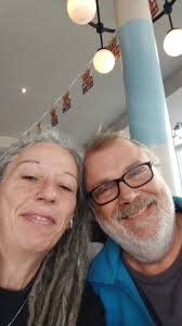 Hi friends ! We are sitting at high tops inside near the patio!