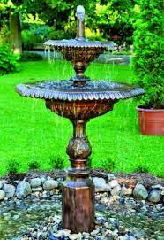Wie ein kleiner wasserfall plätschert das wasser hier von trog zu trog. Kleiner Aussen Wasser Springbrunnen Gartenbrunnen 2 Schalen
