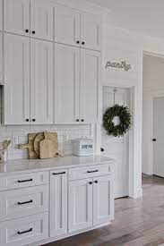 Black cabinetry with black island with framing. Inspiring Neutral Color Kitchen Ideas In Beautiful Classic Moods Part 30 Https Elonah White Shaker Kitchen Cabinets White Shaker Kitchen Home Decor Kitchen