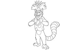 Download and print these king coloring pages for free. Madagascar Coloring Pages King Julien Coloring Home