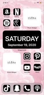 Ios 14 Home Screen Ideas In 2020 Homescreen Homescreen Iphone Widget Design