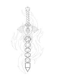 Finished The Outline For My Upcoming Tattoo Drawing 40% off 7 set 49pcs polyhedral trpg game dungeons and dragons dice dnd rpg with bag 9 reviews cod. outline for my upcoming tattoo drawing