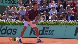 Roger federer (sui) during his fourth round match against david goffin (bel) on day eight of the 2012 french open. 70 Djokovic Vs Federer Sf Rg 2012 Youtube