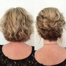 Short curly hair with bangs. Short Hair Wedding Hairstyles Design Wedding Hairstyles For Short Hair Short Hair Trendy Hairstyles And Col Short Wedding Hair Short Hair Up Short Hair Updo