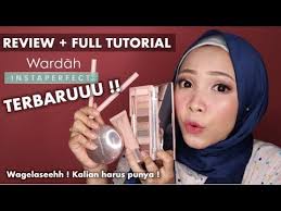 Review Tutorial Wardah Instaperfect Terbaru Eyeshadow Powder Eyeliner Eyebrow Primer Youtube