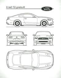 Patent Print Ford Mustang Gen 6 Blueprint Auto Art Car Art Ford Mustang Poster Ford Mustang Art Perfect Pins Car Drawings Mustang Cars Car Art