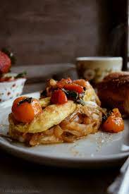 Italian Style Breakfast Omelette Living The Gourmet Recipe Italian Breakfast Recipes Breakfast Breakfast Omelette