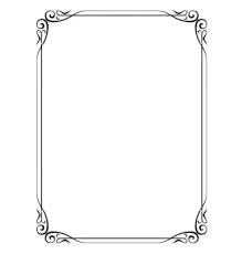 Find vectors of picture frame. Simple Ornamental Decorative Frame Vector 691861 By 100ker On Vectorstock Frame Border Design Picture Frame Designs Frame Decor