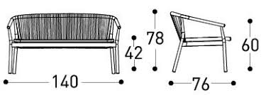 The teak sofa armchair is available from garden experts jo alexander. Smart Varaschin Garden Sofa