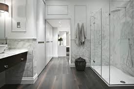 Classic carrera marble bathrooms with floating sinks. Espresso Bathroom Vanity Design Ideas
