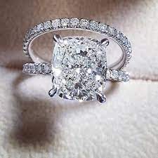 Pin On Diamonds And Gemstones Engagement Wedding Ring Sets