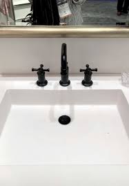 black bathroom faucets & fixtures