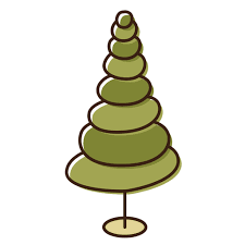 Download Christmas Tree Swirl Cartoon Icon 6 Transparent Png Svg Vector File