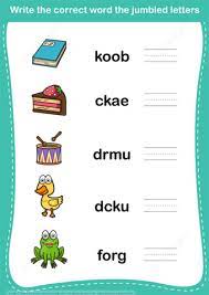 To make a word scramble, enter your list of words in the large area provided. Scrambled Letters Worksheet Letter