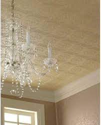 This is by far the easiest the least expensive of all the options. An Easy Way To Do Pull Off A Tin Ceiling Look Without The Tin