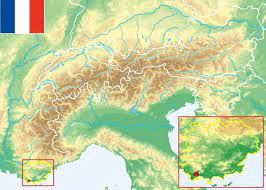 Fʁɑ̃s, amtlich la république française . Tirol Atlas Tirolexikon Alpenmodul Nuts 3 Region Var