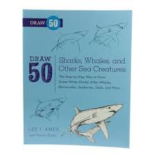 In the rear part the torso is equipped with the many fins which resemble the stabilizers of the projectile. Barracudas Seahorses And Other Sea Creatures The Step By Step Way To Draw Great White Sharks Killer Whales Draw 50 Sharks Seals And More Whales Children S Books Drawing Urbytus Com