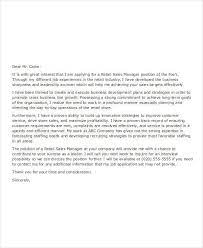 The further you explain what employers can expect from you, the more write the letter in an engaging manner. 10 Retail Job Application Letters Free Word Pdf Format Download Free Premium Templates
