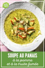 Soupe Au Panais A La Pomme Et A La Truite Fumee