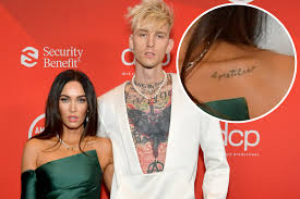 Cyril gane, born 12 april 1990 is a french mixed martial artist who competes in the heavyweight division of the ufc. Megan Fox Reveals Her Tattoo For Machine Gun Kelly At Amas News Brig