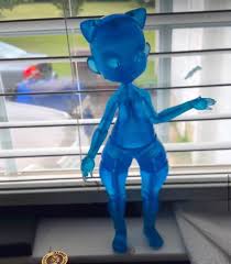 Legit Lillycat Poulpy in Translucent blue! Full size NOT chibbi