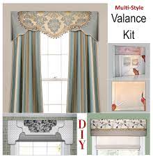Westelm.com has been visited by 100k+ users in the past month Diy Home Decor No Sew Cornice Valance Kit Fit Any Window Size Traceable Designer