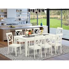 Maybe you would like to learn more about one of these? Mission Style Off White Wood Extendable Dining Set With Wooden Table And Kitchen Chairs Finish Pieces Option Overstock 14366511