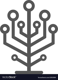 Network Tree Icon Isolated On A White Backgorund Download A Free Preview Or High Quality Adobe Illustrator Ai Eps Pdf And High Tree Icon Vector Free Vector