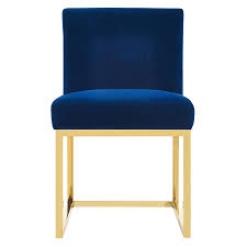The soft velvet upholstery is smooth to the touch but durable to last with everyday wear and tear. Modern Dining Chairs Hague Blue Side Chair Eurway