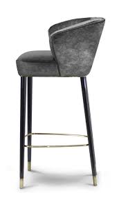 Nuka Bar Chair Contemporary Mid Century Modern Transitional Stools Dering Hall Modern Bar Stools Contemporary Bar Stools Designer Bar Stools