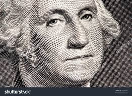 George Washington Close One Dollar Bill Stock Photo 3429049