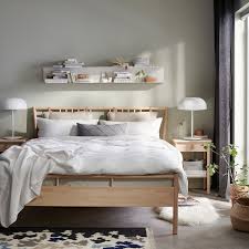 Bjorksnas Rama Lozka Brzoza Leirsund 140x200 Cm Zamow Tutaj Ikea In 2020 Bed Frame Furniture Ikea Bed