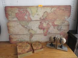 Turn your home in to an estate with some of the most unique and high quality decor, handmade furniture, bronze statues, marble, architectural elements, original oil paintings, outdoor furniture, lighting, jewelry, and much more. Stanford S General Map Of The World Wall Decor Prime Time Auctions