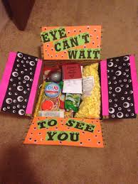 Birthday Care Package Ideas For Girlfriend Eye Can T Wait To See You Care Package Army Girlfriend Deployment Carepackage Armygirlfriend Dep Halloween Care Packages Care Package College Care Package