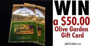 Win An Olive Garden Gift Card Julie S Freebies Olive Garden Gift Card Garden Gifts Gift Card
