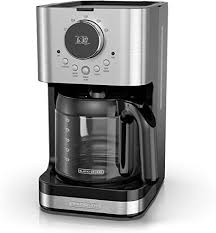 Get it as soon as wed, jun 9. Amazon Com Black Decker Cm4202s Select A Size Easy Dial Programmable Coffeemaker Stainless Steel Extra Large 80 Ounce Capacity Kitchen Dining
