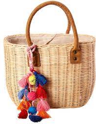 Hat Attack Straw Wicker Basket Wicker Baskets Handmade Tote Wicker