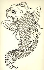Koi Tattoo Sketch Out By Shuheffner Koi Art Art Sketches