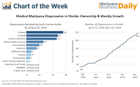 Chart Florida Medical Cannabis Market Surges Ahead With Five Companies Dominating