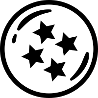Dragonball z abridged (abbreviated as dbza) is the title of team four star's abridged series based on the original dragon ball z anime. Four Star Dragon Ball Icons Download Free Vector Icons Noun Project