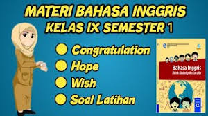 Check spelling or type a new query. Congratulation Hope And Wish Materi Bahasa Inggris Kelas 9 Smp Chapter 1 Semester 1 Youtube