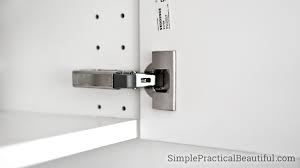 To make slow close drawers, you install one piece inside the cabinet on the wall and one piece onto the drawer. How To Attach An Ikea Sektion Cabinet Door Simple Practical Beautiful