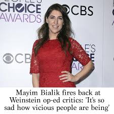 A number of tv roles followed until in 1990 she was cast in blossom (1990), the role which made her famous. Mayim Bialik Fires Back At Weinstein Op Ed Critics It S So Sad How Vicious People Are Being